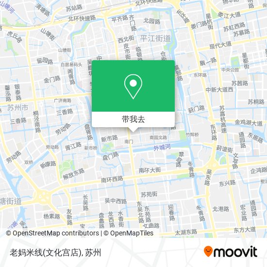 老妈米线(文化宫店)地图