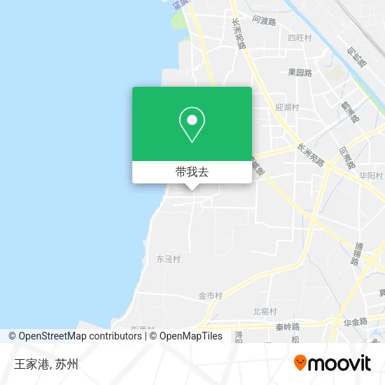 王家港地图