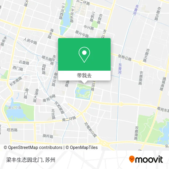 梁丰生态园北门地图
