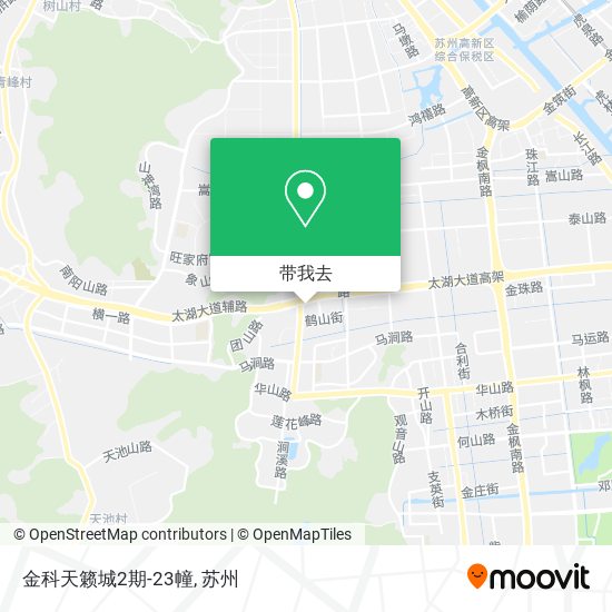 金科天籁城2期-23幢地图