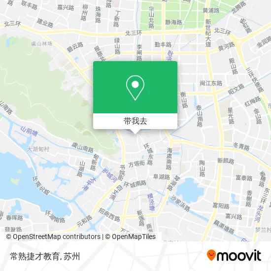 常熟捷才教育地图