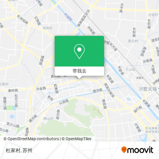 杜家村地图