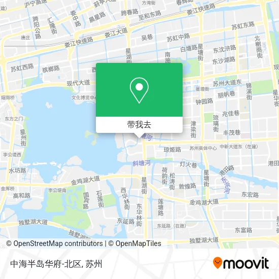 中海半岛华府-北区地图