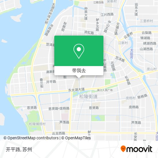 开平路地图
