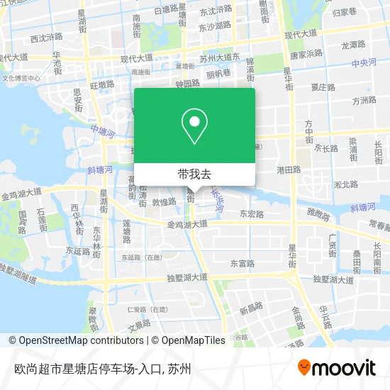 欧尚超市星塘店停车场-入口地图
