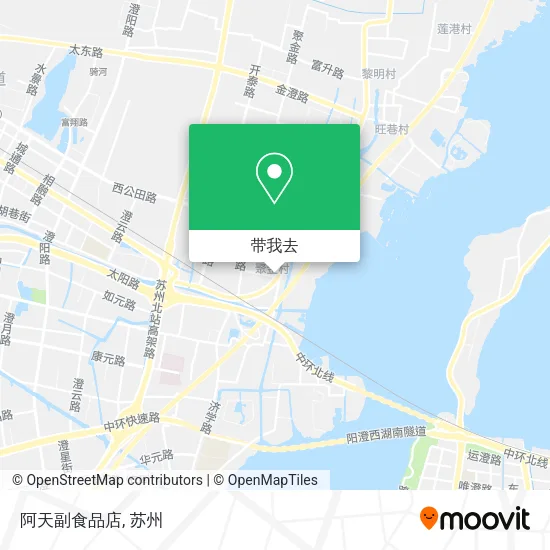 阿天副食品店地图