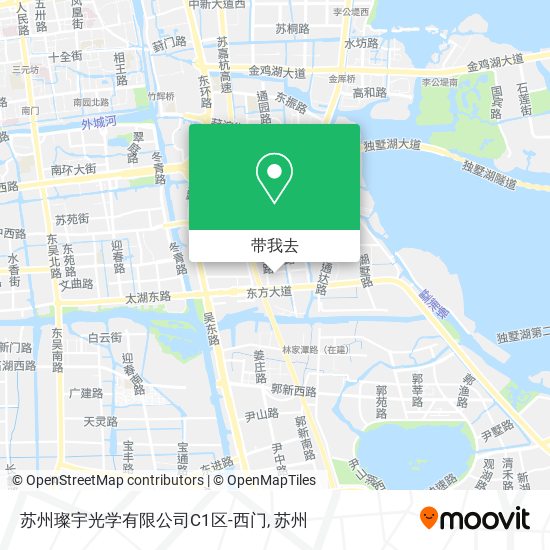 苏州璨宇光学有限公司C1区-西门地图