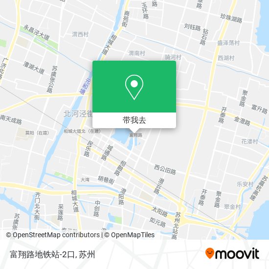 富翔路地铁站-2口地图