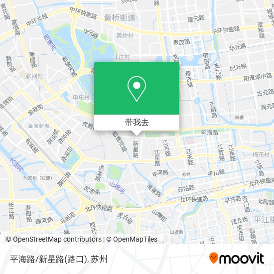 平海路/新星路(路口)地图