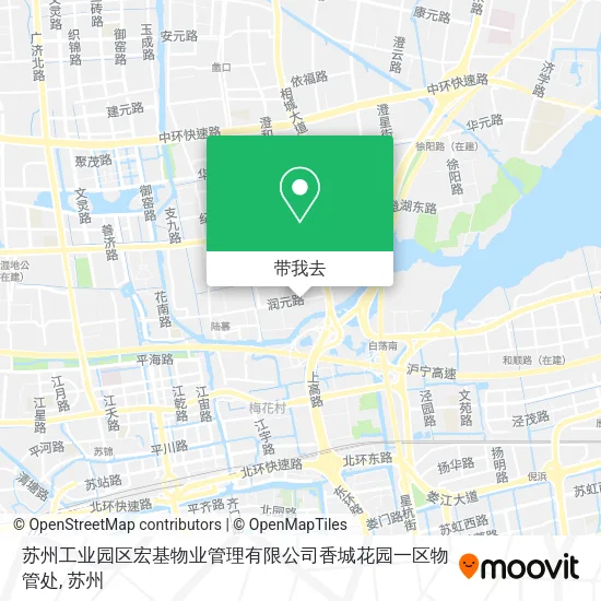 苏州工业园区宏基物业管理有限公司香城花园一区物管处地图