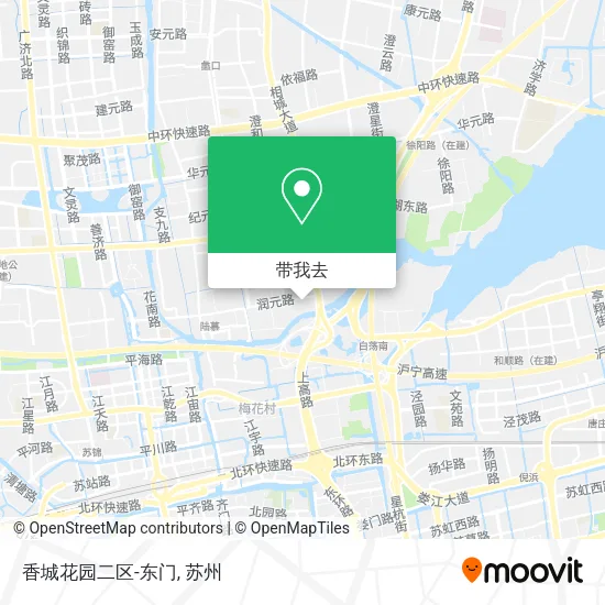 香城花园二区-东门地图