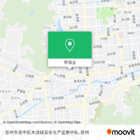 苏州市吴中区木渎镇安全生产监察中队地图