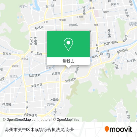 苏州市吴中区木渎镇综合执法局地图