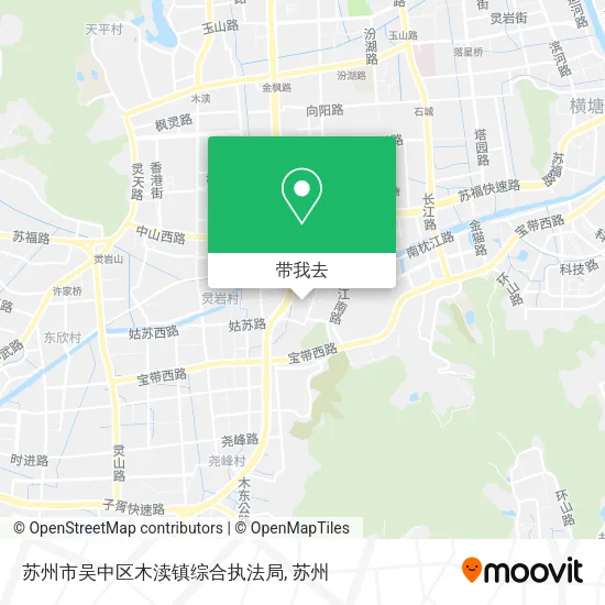 苏州市吴中区木渎镇综合执法局地图