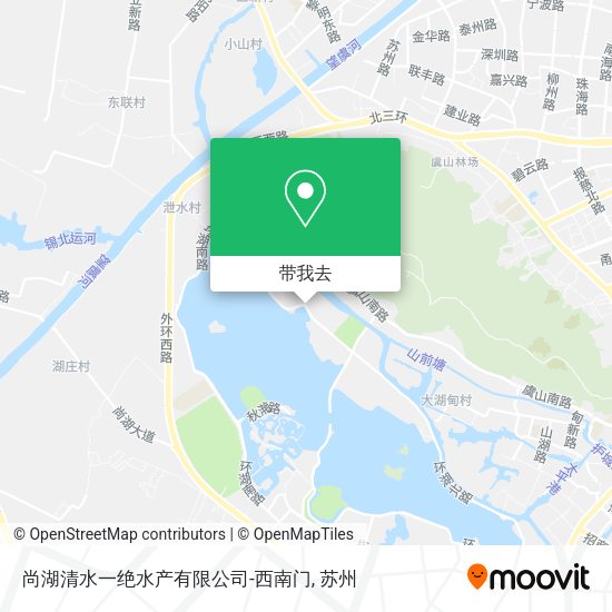 尚湖清水一绝水产有限公司-西南门地图