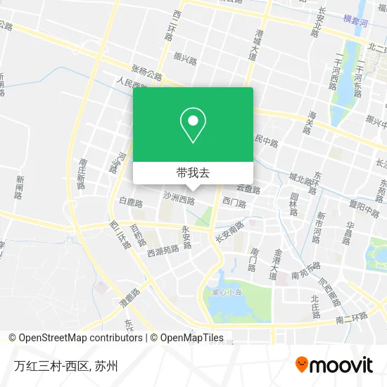 万红三村-西区地图