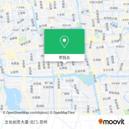 文化创意大厦-北门地图