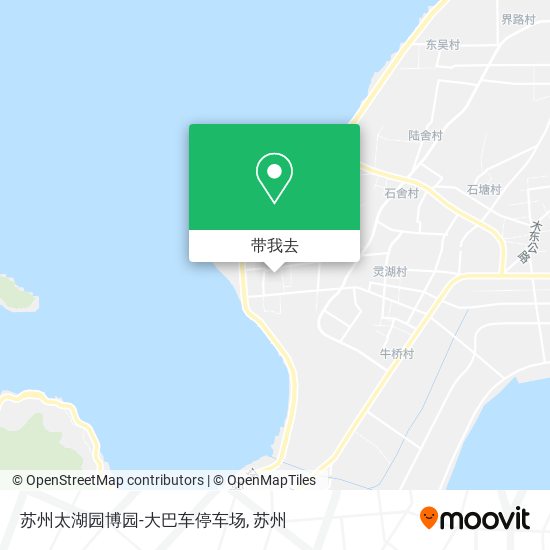 苏州太湖园博园-大巴车停车场地图