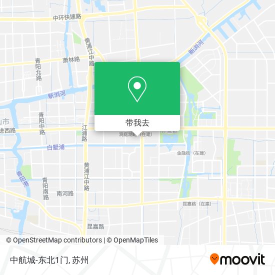 中航城-东北1门地图
