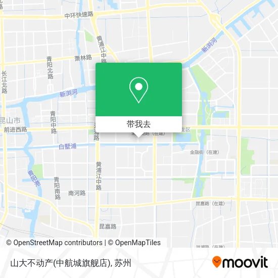 山大不动产(中航城旗舰店)地图