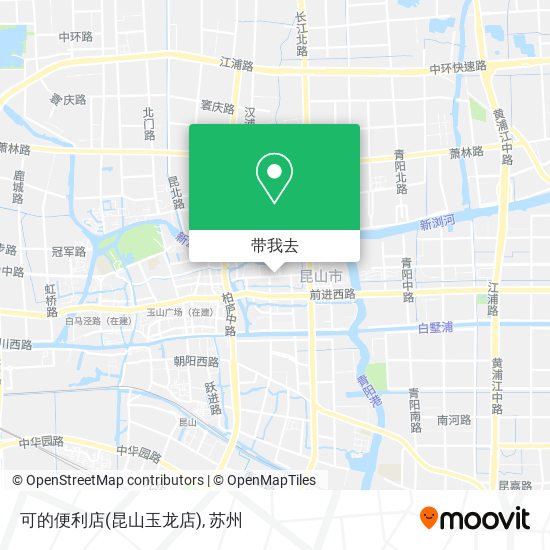 可的便利店(昆山玉龙店)地图