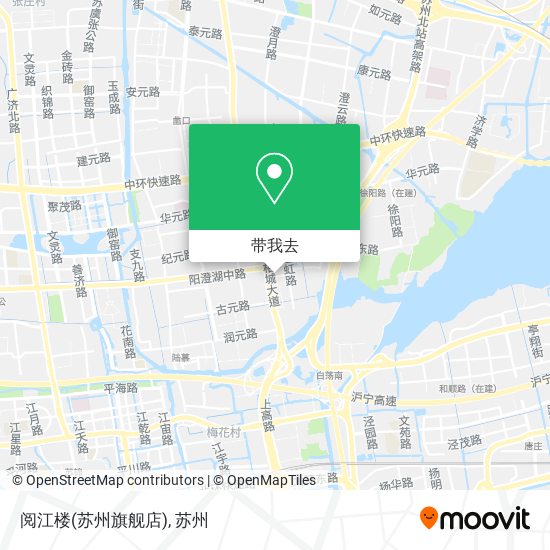 阅江楼(苏州旗舰店)地图