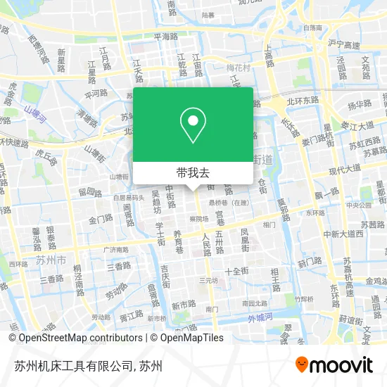 苏州机床工具有限公司地图