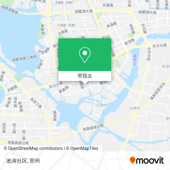 淞涛社区地图