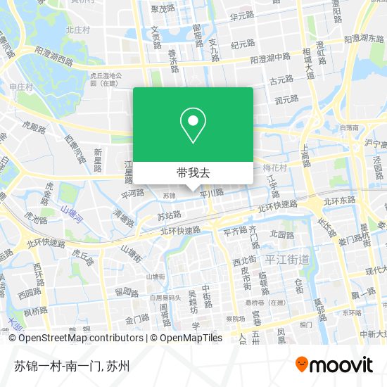苏锦一村-南一门地图