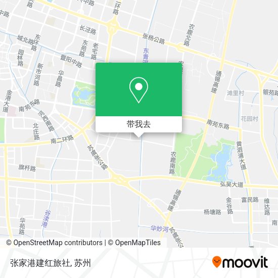 张家港建红旅社地图
