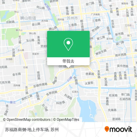苏福路南侧-地上停车场地图