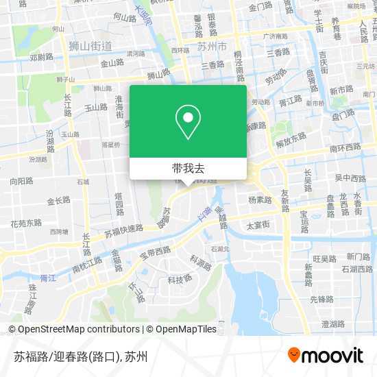 苏福路/迎春路(路口)地图