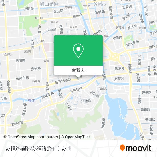 苏福路辅路/苏褔路(路口)地图