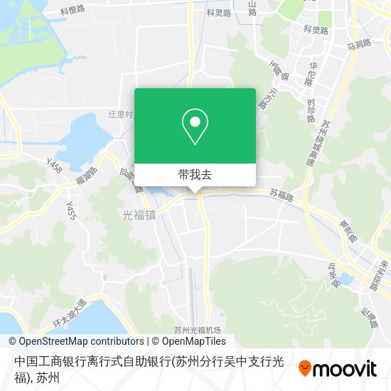 中国工商银行离行式自助银行(苏州分行吴中支行光福)地图