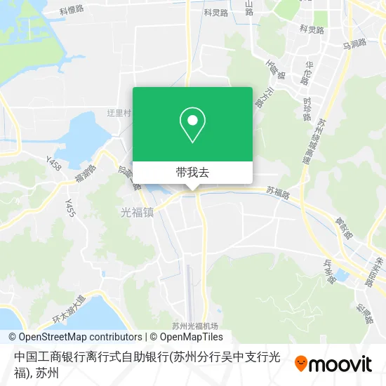 中国工商银行离行式自助银行(苏州分行吴中支行光福)地图