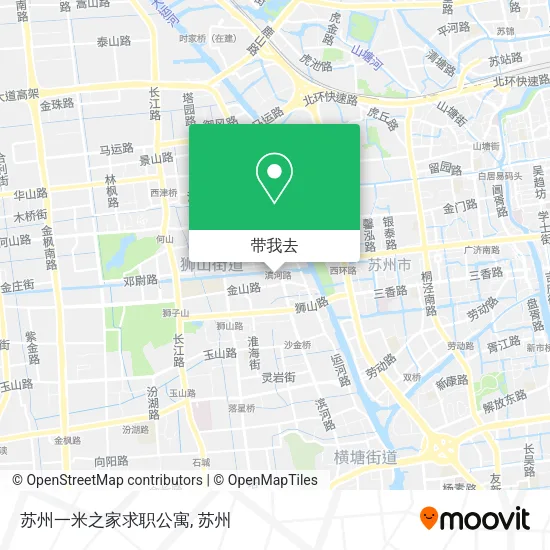 苏州一米之家求职公寓地图