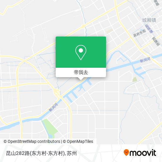 昆山282路(东方村-东方村)地图