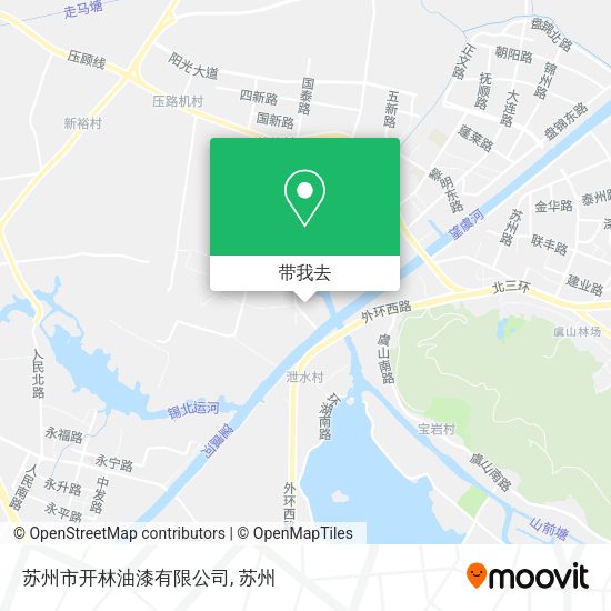苏州市开林油漆有限公司地图