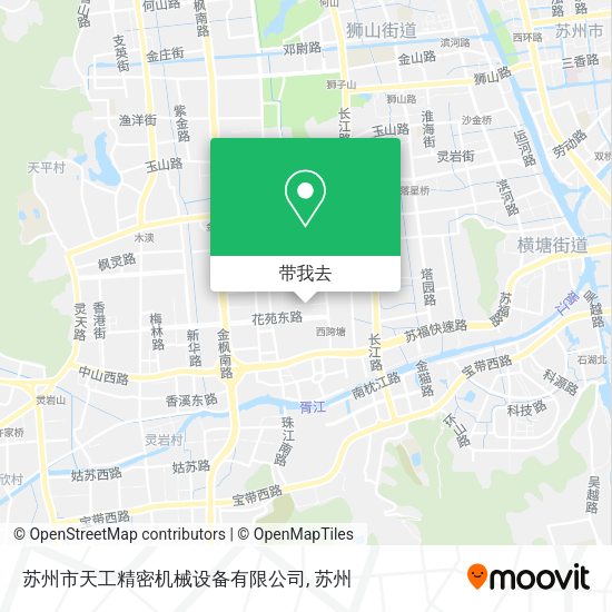 苏州市天工精密机械设备有限公司地图