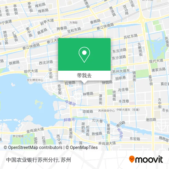 中国农业银行苏州分行地图