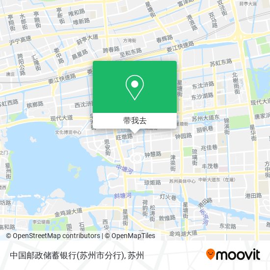 中国邮政储蓄银行(苏州市分行)地图