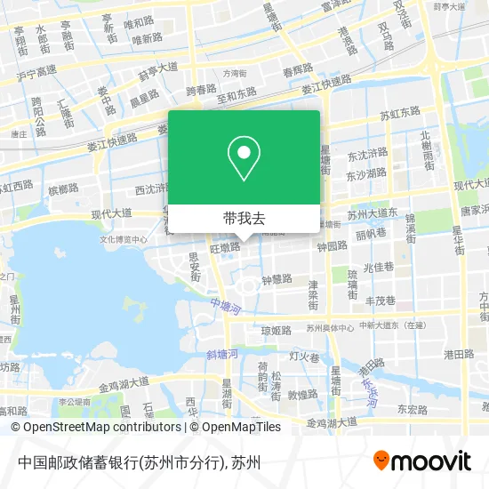 中国邮政储蓄银行(苏州市分行)地图