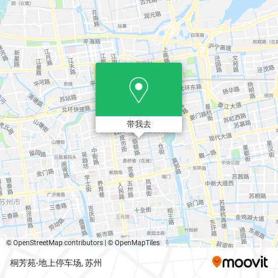桐芳苑-地上停车场地图
