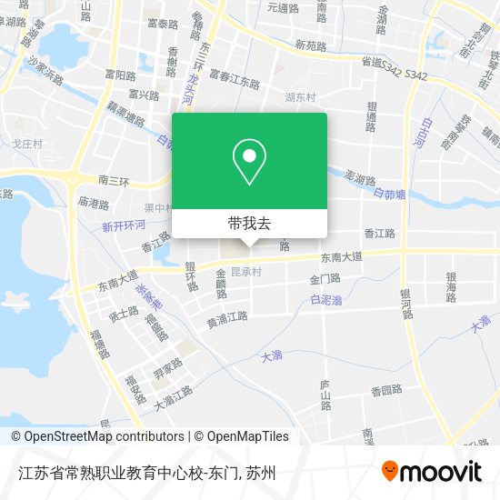 江苏省常熟职业教育中心校-东门地图