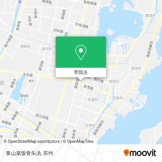 黄山菜饭骨头汤地图