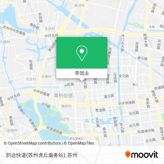 韵达快递(苏州虎丘服务站)地图