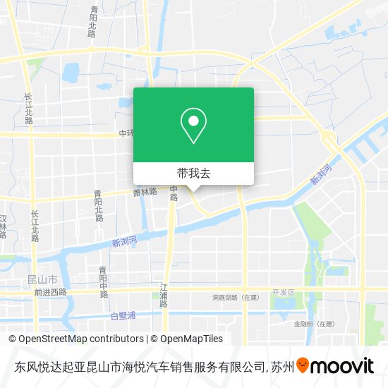 东风悦达起亚昆山市海悦汽车销售服务有限公司地图