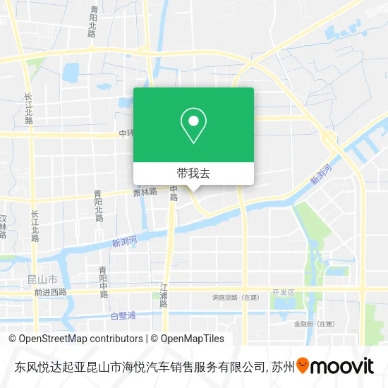 东风悦达起亚昆山市海悦汽车销售服务有限公司地图