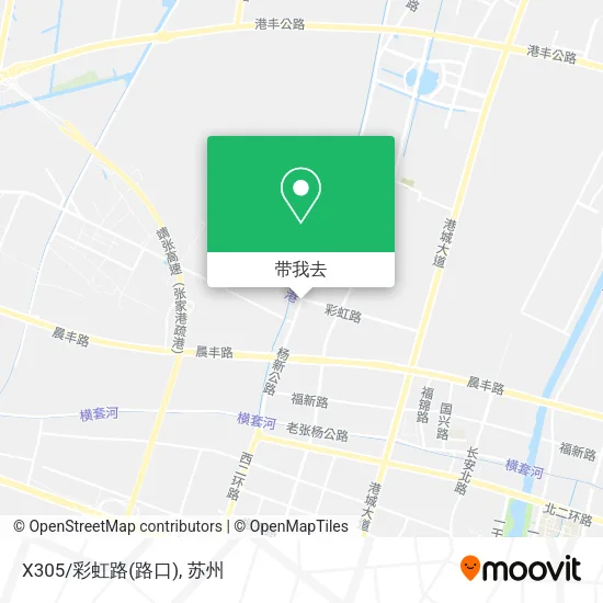 X305/彩虹路(路口)地图