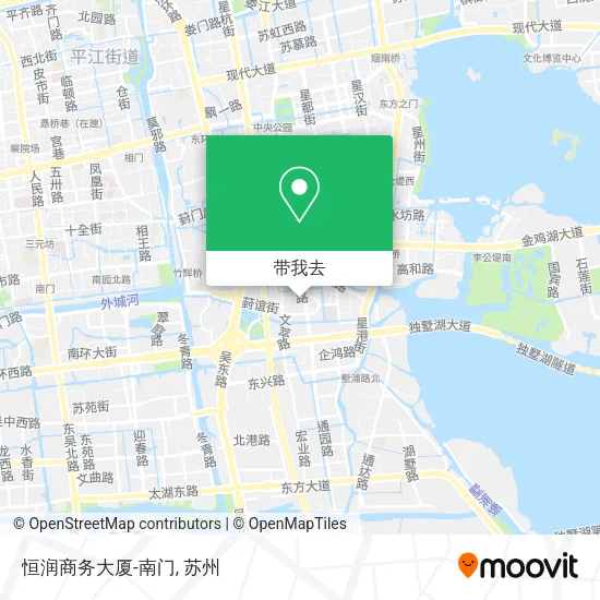 恒润商务大厦-南门地图